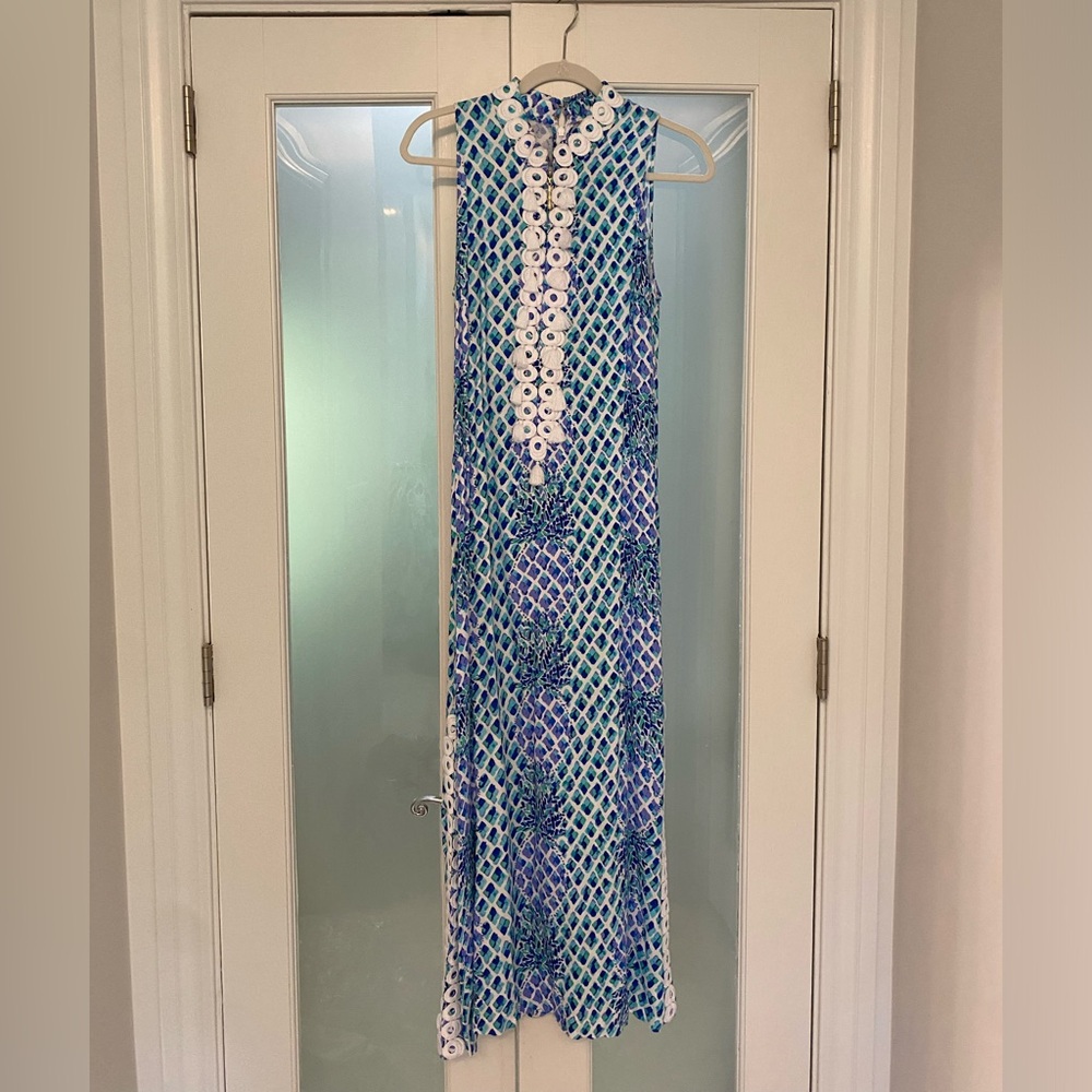 Lilly Pulitzer Zip Up Maxi Dress